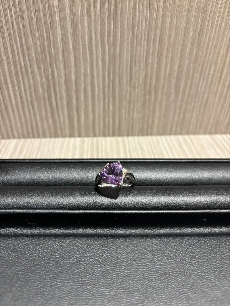買取しました】K18WG アメジスト ダイヤモンド リング｜上野マルイ｜マルイ