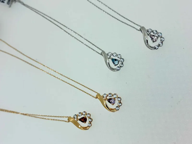 TOKYO JEWELRY INDEX K10WG ネックレス ギフトにおすすめ6階☆誕生石 