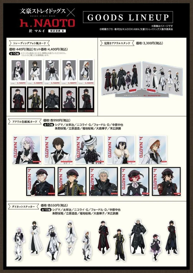 文豪ストレイドッグス × h.NAOTO」於 マルイ 脱獄遊戯 篇｜渋谷モディ